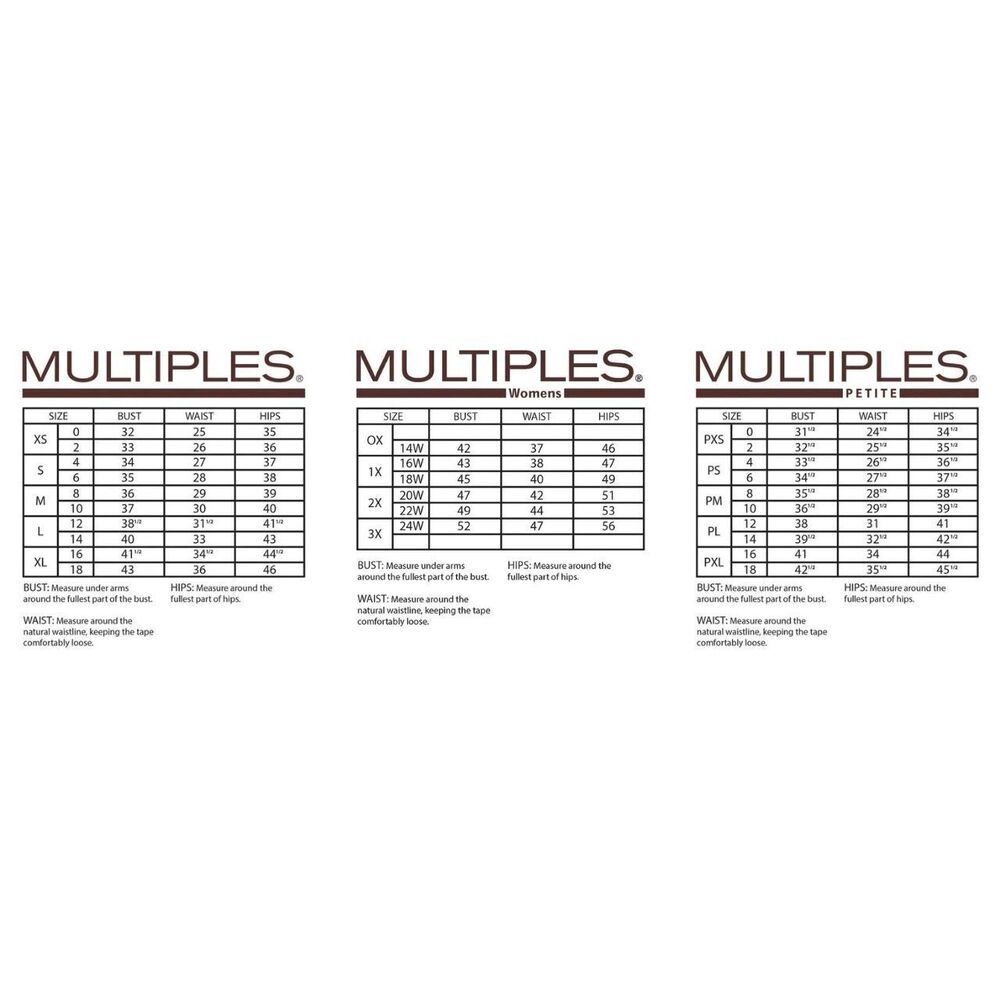 NEW MULTIPLES tie waist printed top in multi - Picture 2 of 4